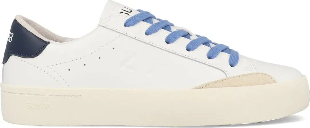SUN68 Street Leather Z34140_0107 Wit / Blauw-40