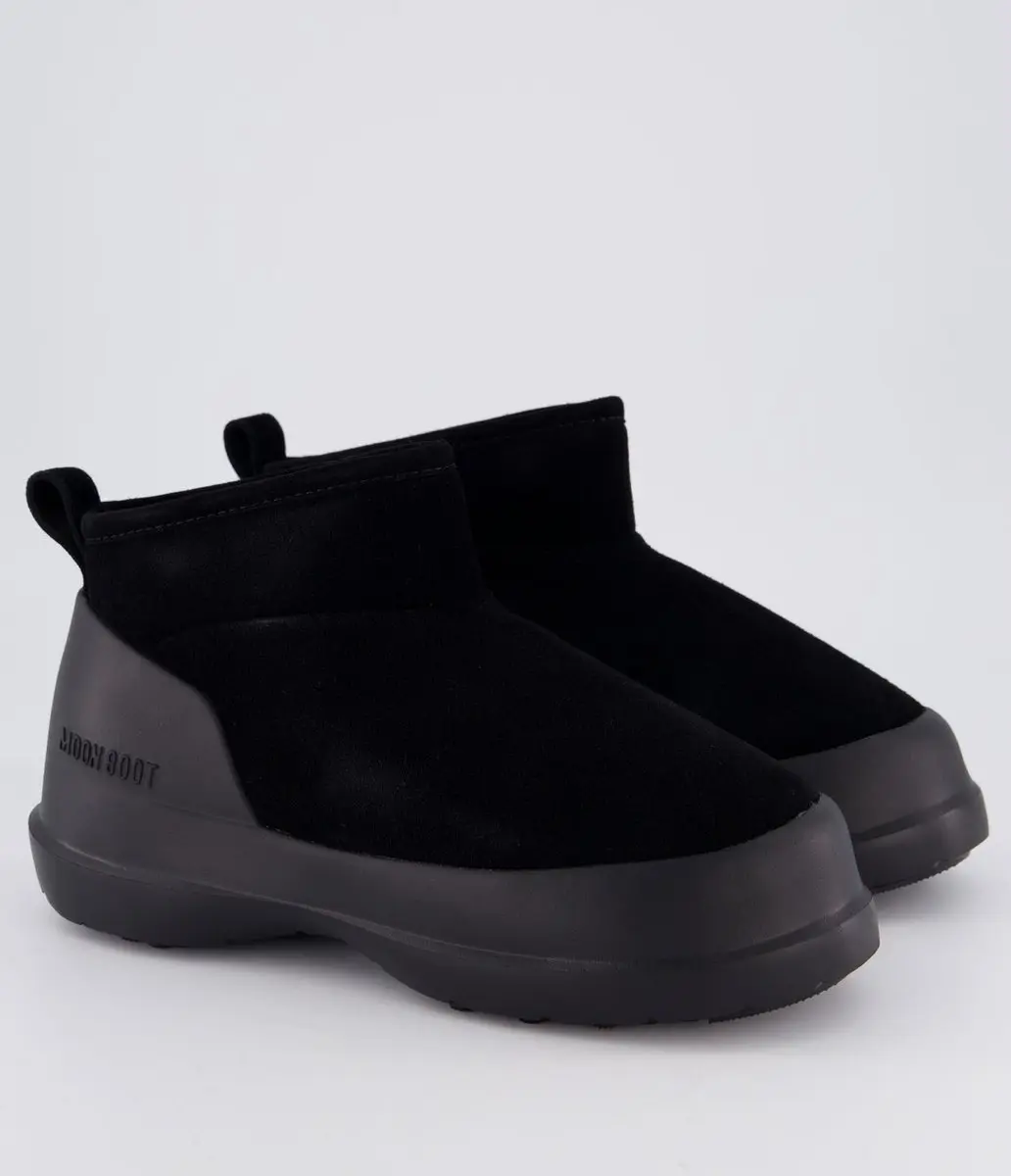 Moon Boot Mb Luna Low Suede Boots - Zwart 40 - afbeelding 3 van 6