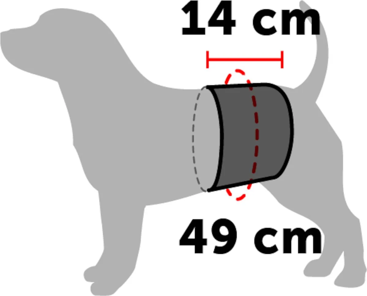 Flamingo Hondenverzorging hondenslip voor reuen - M - 49x14cm