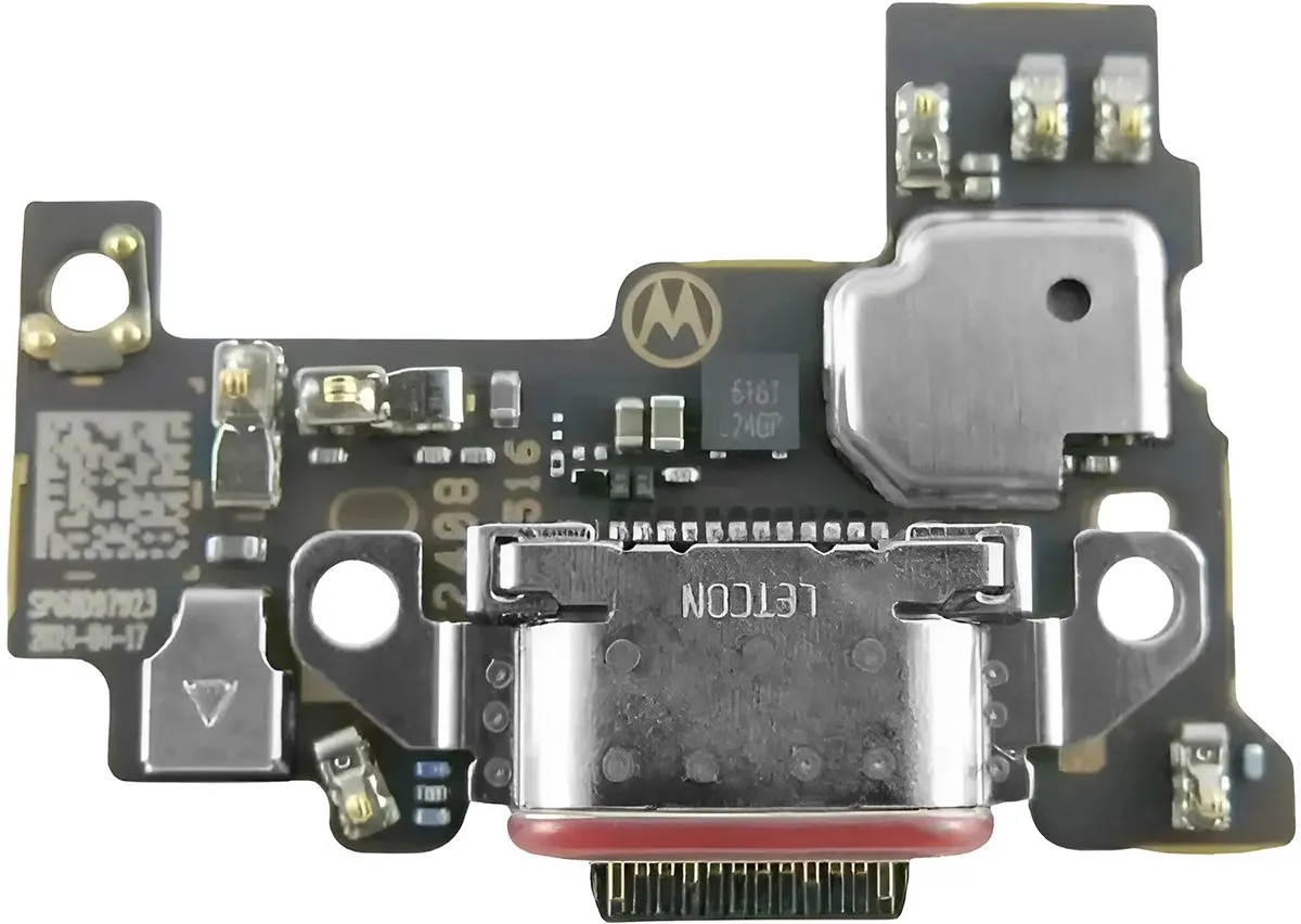 Motorola Edge 50 Ultra USB-C Oplaadconnector - Zwart