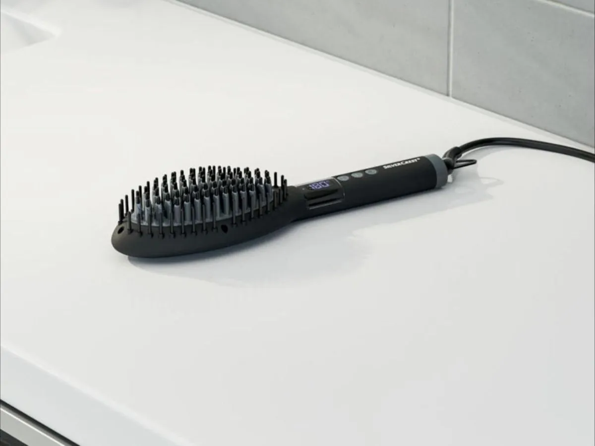 Silvercrest 2-in-1 Stijlborstel 50W - Zwart
