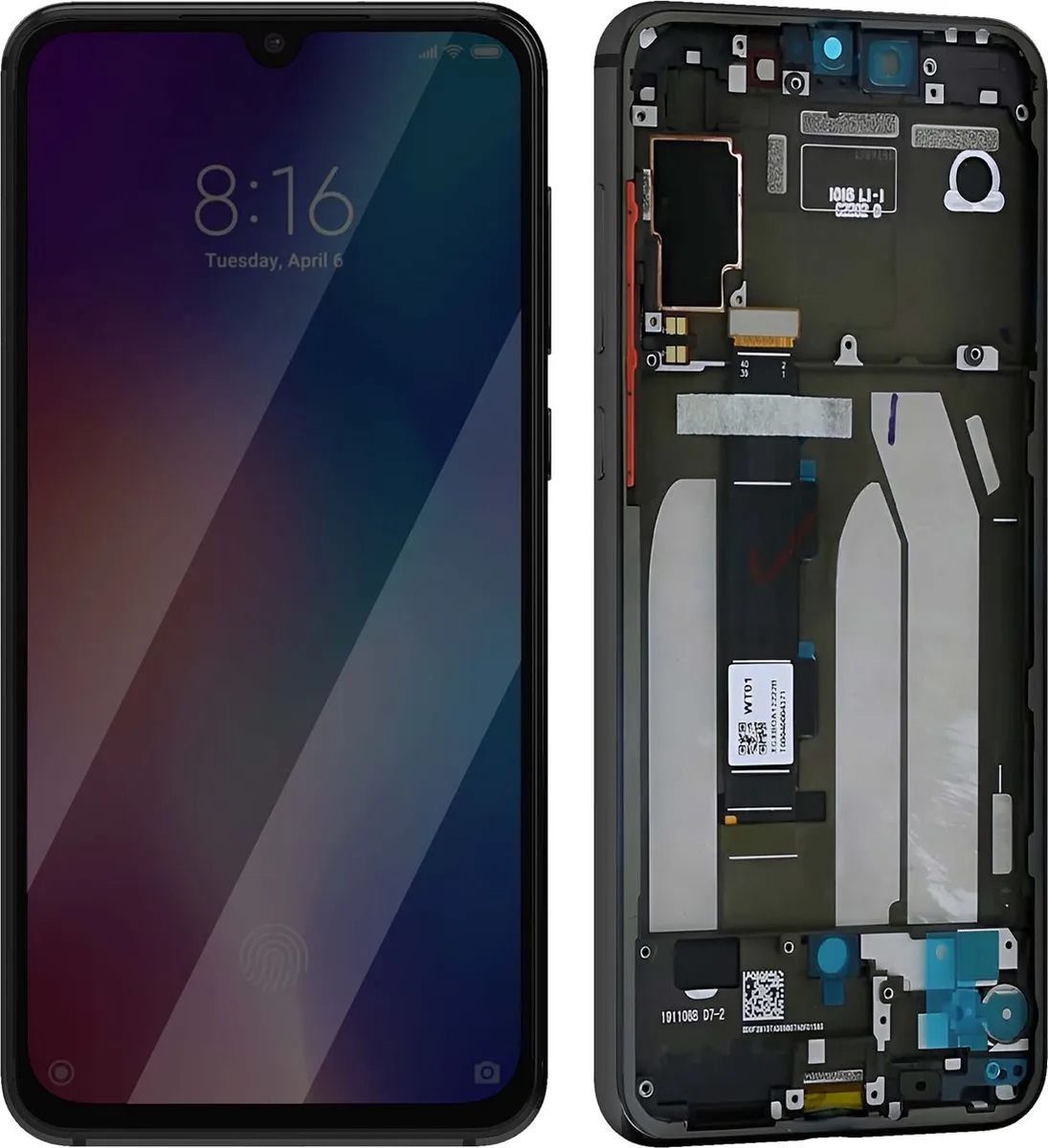 Xiaomi Mi 9 SE Scherm - Zwart