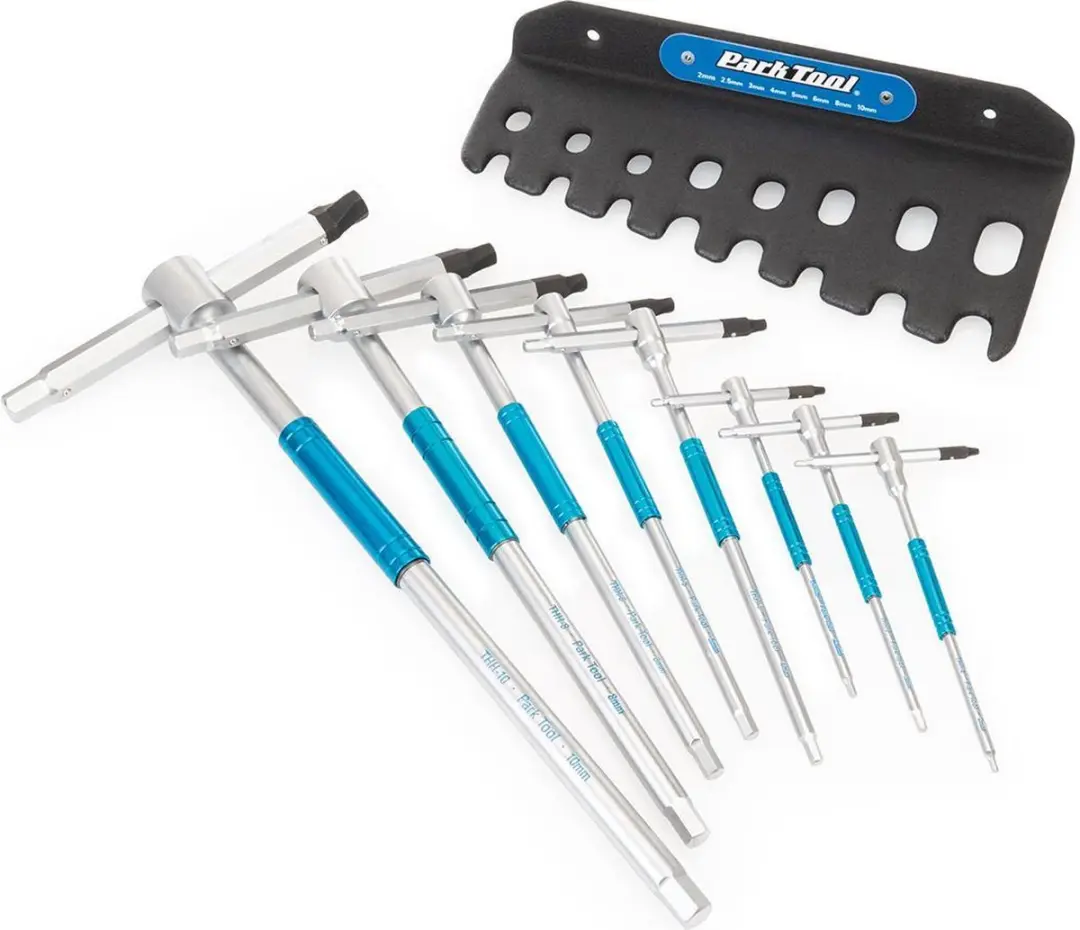 Park Tool THH-1 T-greep inbussleutelset 2-10mm - 8-delig - afbeelding 2 van 3