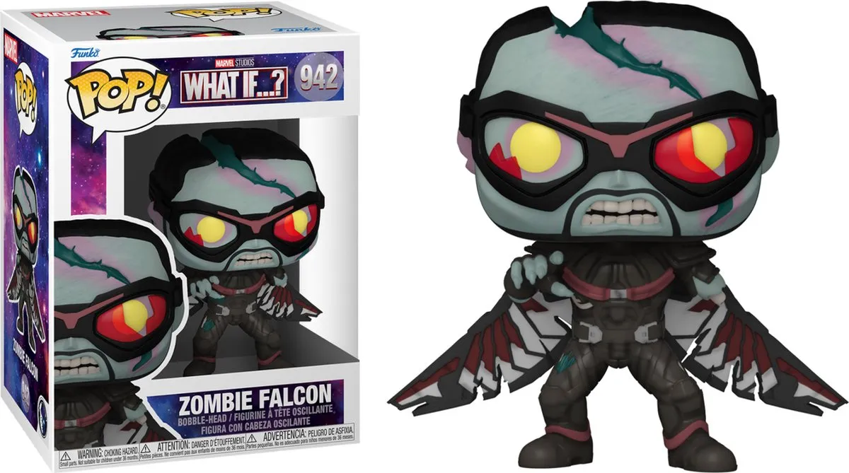 Marvel Funko Pop! What If...? Zombie Falcon - 57377 - afbeelding 6 van 6