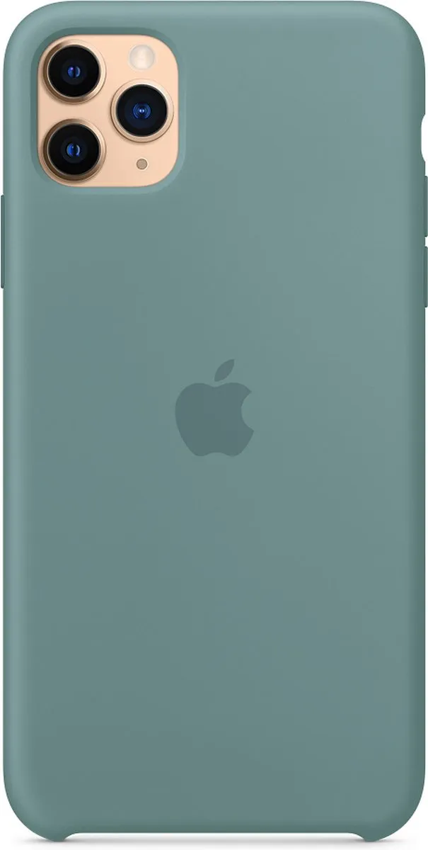 Apple iPhone 11 Pro Max Siliconen Hoesje Cactus Groen