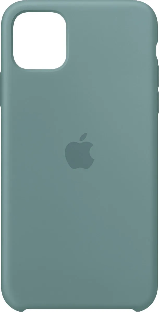 Apple iPhone 11 Pro Max Siliconen Hoesje Cactus Groen