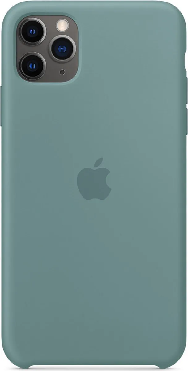 Apple iPhone 11 Pro Max Siliconen Hoesje Cactus Groen