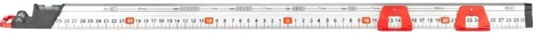 Connex Driehoek Liniaal 60cm Aluminium - afbeelding 2 van 4