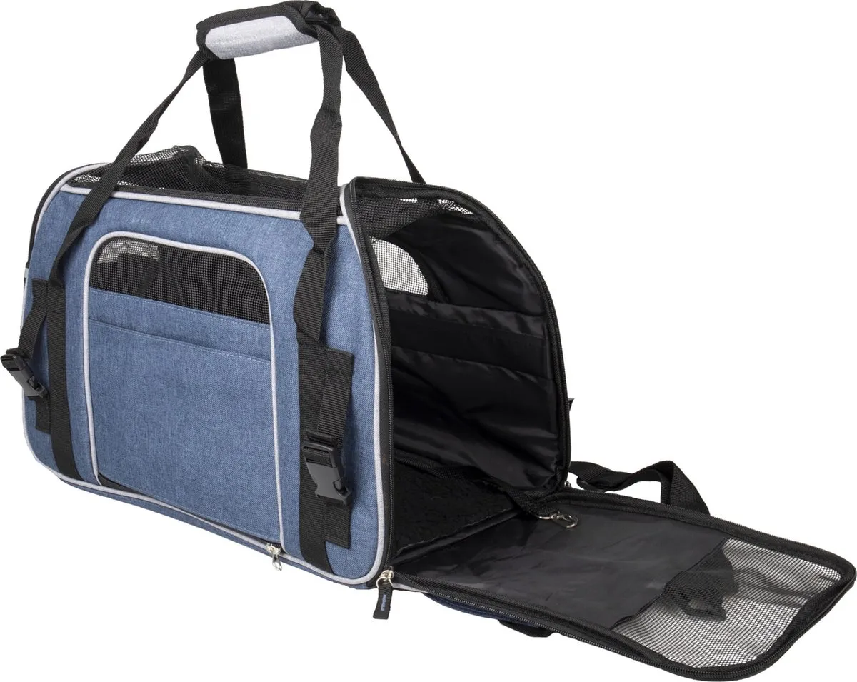 Flamingo Levi Gisel Draagtas Honden - Blauw 48x25x33cm