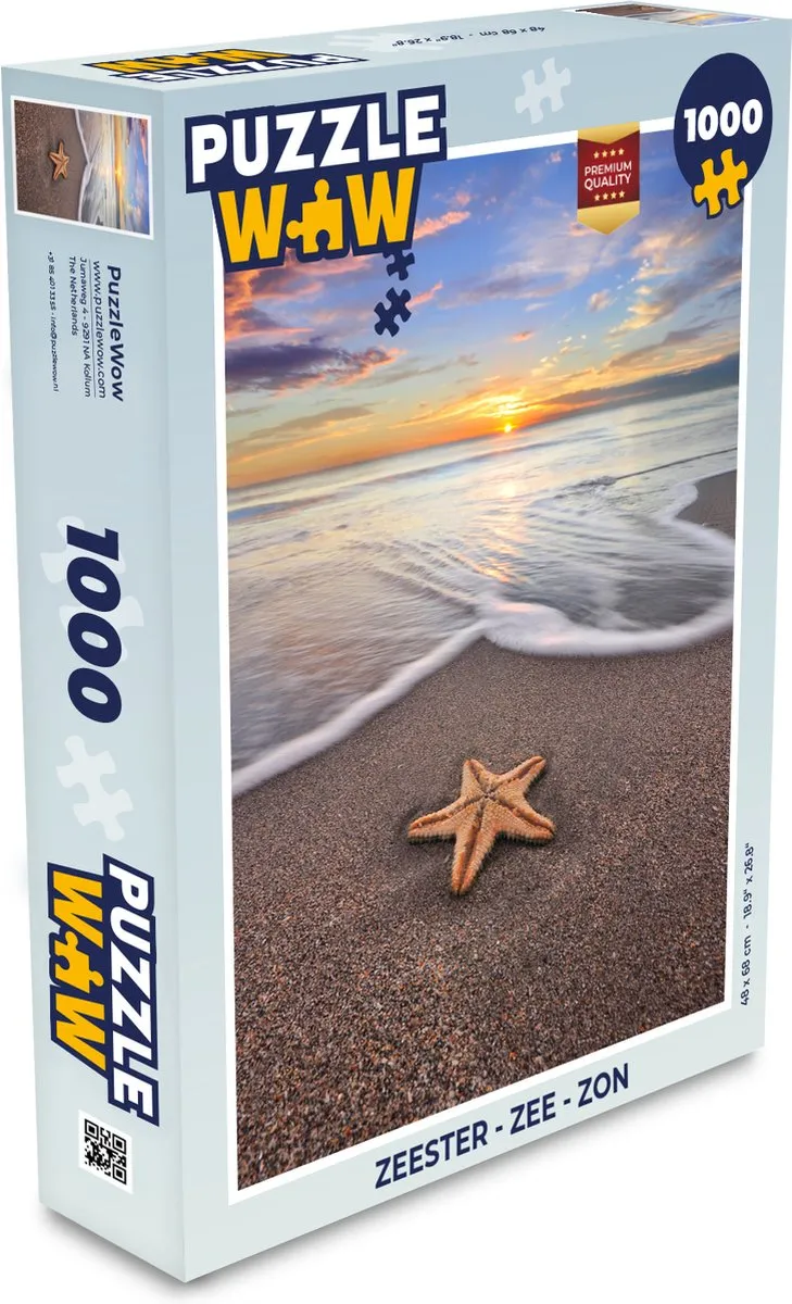 PuzzleWow Zeester Legpuzzel 1000 Stuks