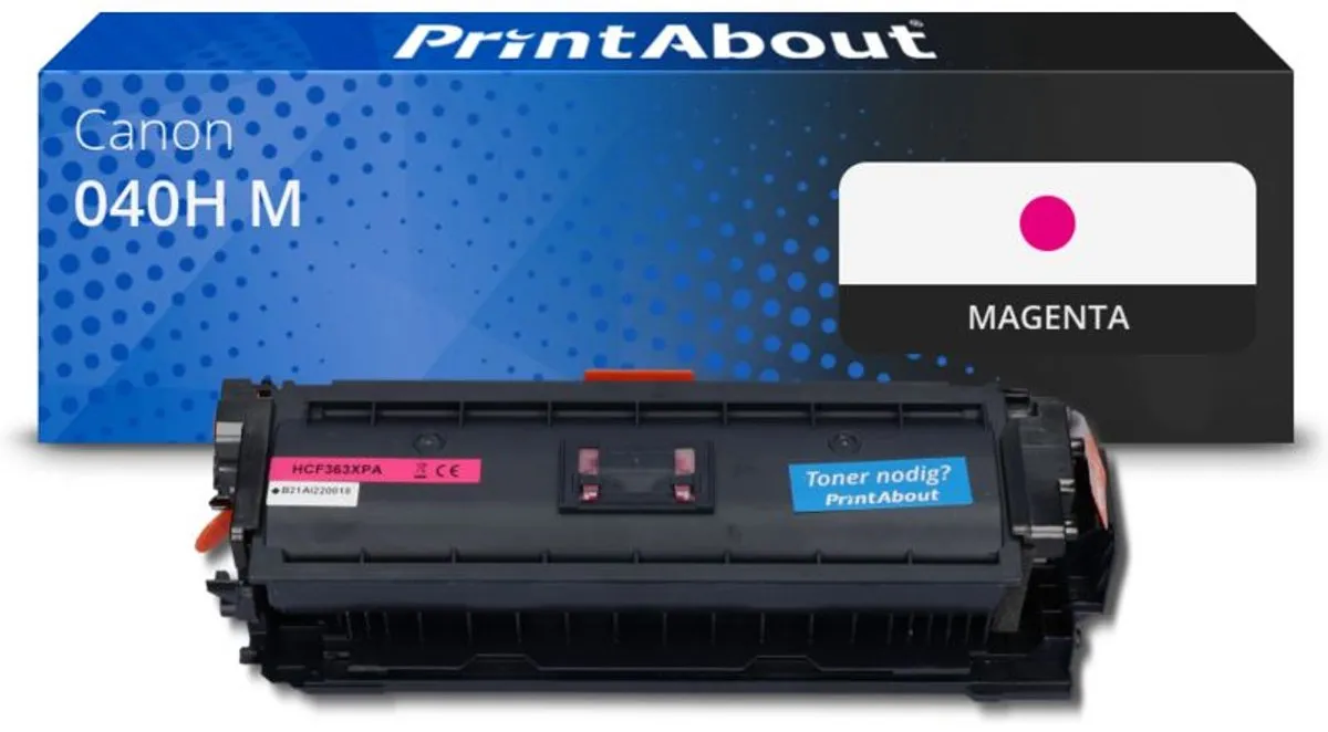 PrintAbout Canon 040H M Toner Magenta