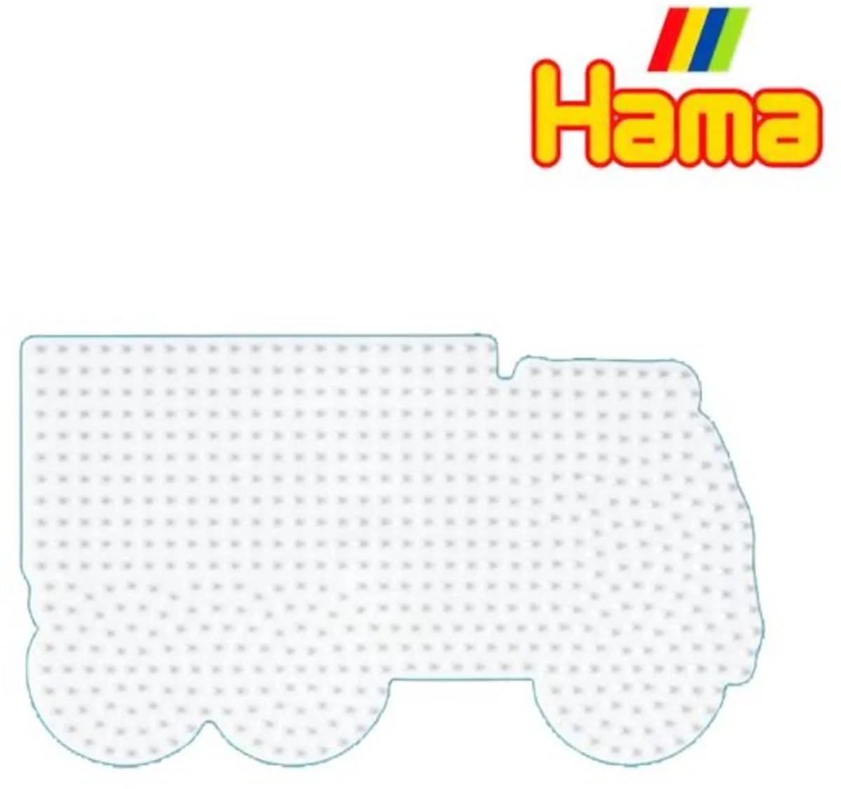 Hama Strijkkralen Grondplaat Truck - Wit