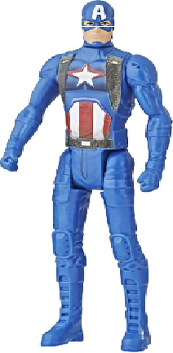 Marvel Avengers Captain America Mini Figurine - Blauw