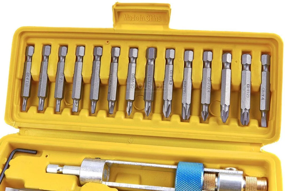 HBM 20-delige Swap Drill Bit Set - T10 Torx - Omkeerbare Bithouder