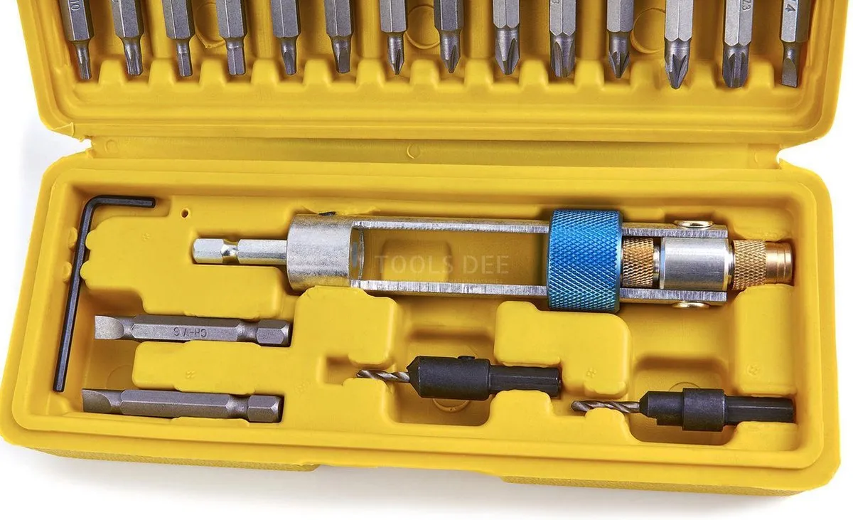 HBM 20-delige Swap Drill Bit Set - T10 Torx - Omkeerbare Bithouder