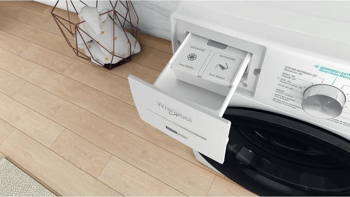 Whirlpool W8 W946WB BE Wasmachine 9kg 1351 RPM - Wit