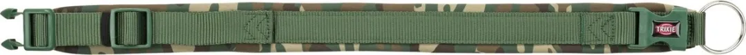 Trixie Premium Halsband Neopreen Camouflage Groen - One Size