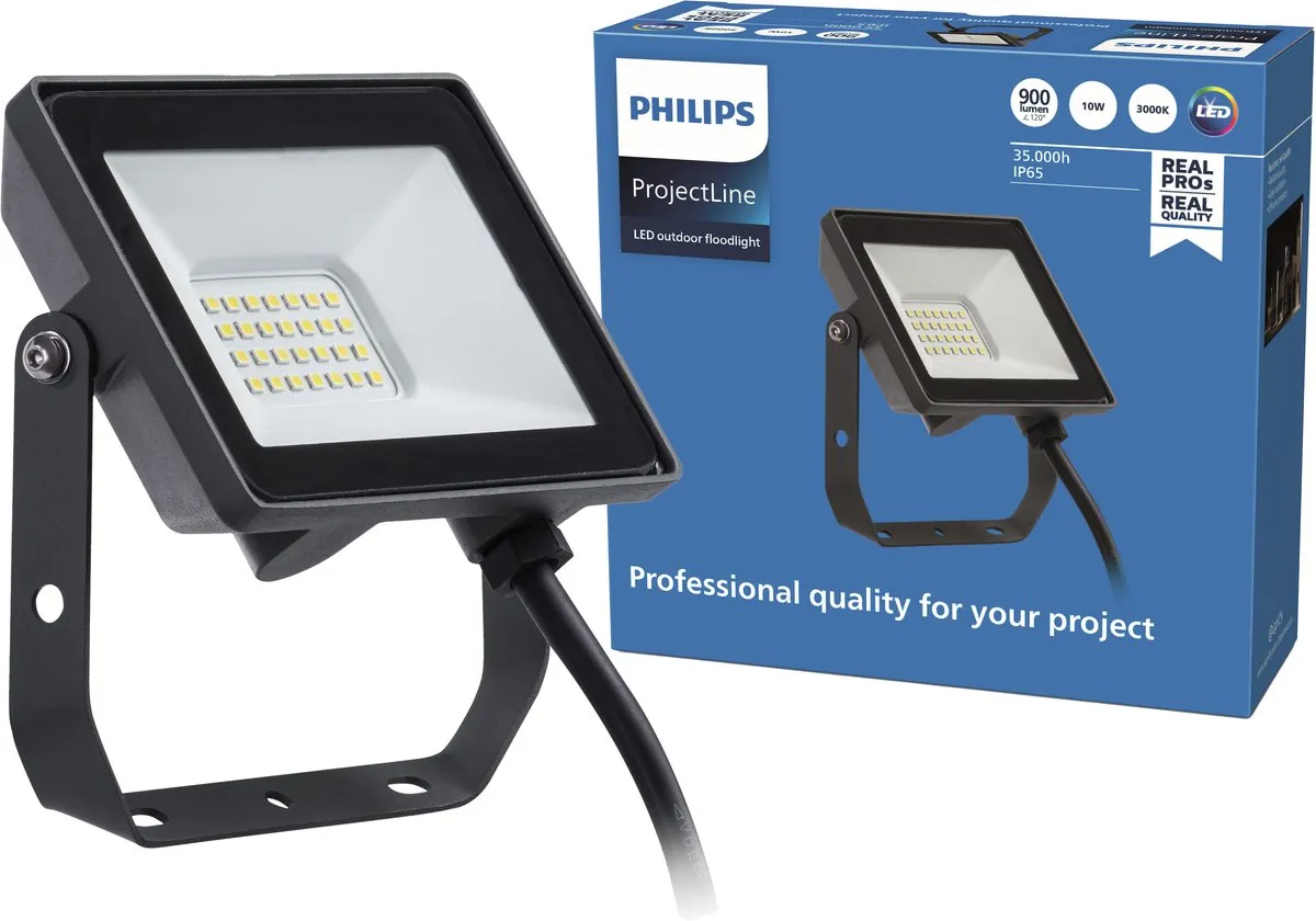 Philips ProjectLine Schijnwerper 10W Warmwit
