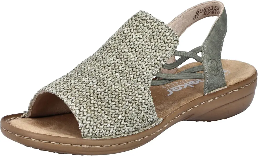 Rieker Dames Sandalen 60843 Groen