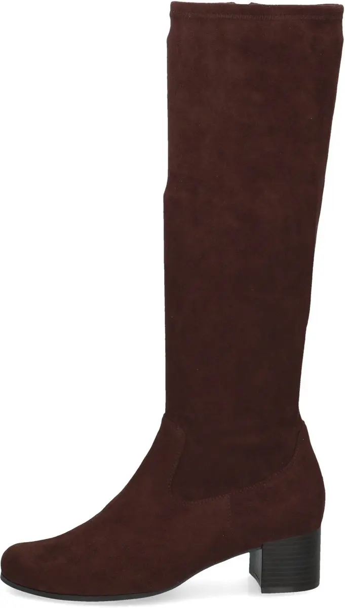 Caprice 9-9-25507-47 302 Lange Laarzen Donker Bruin Stretch Dames - Donker Bruin - 38 - afbeelding 2 van 6