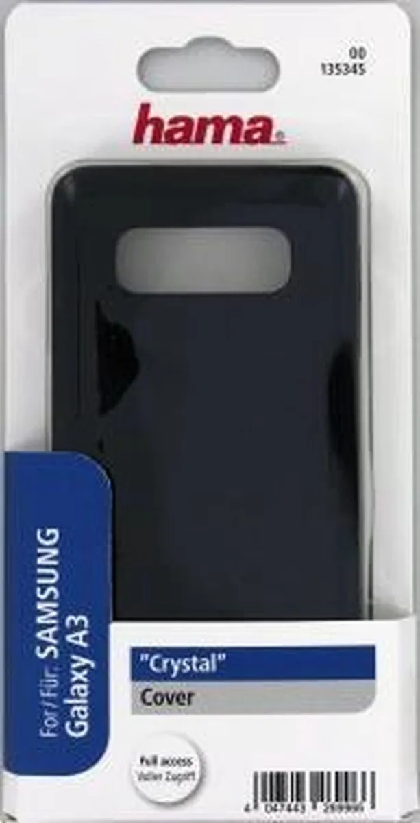 Hama Cover Crystal Galaxy A3 Zwart - Samsung Galaxy A30 - afbeelding 2 van 2