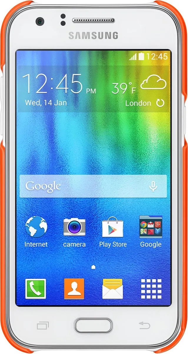 Samsung Galaxy J1 Backcover - Oranje - EF-PJ100BOEGWW