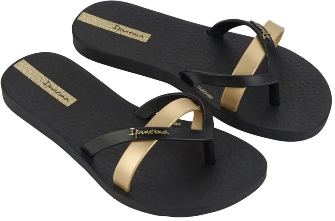 Ipanema Kirei Kids Slippers Dames Junior - Black/Gold - Maat 28/29 - afbeelding 2 van 6
