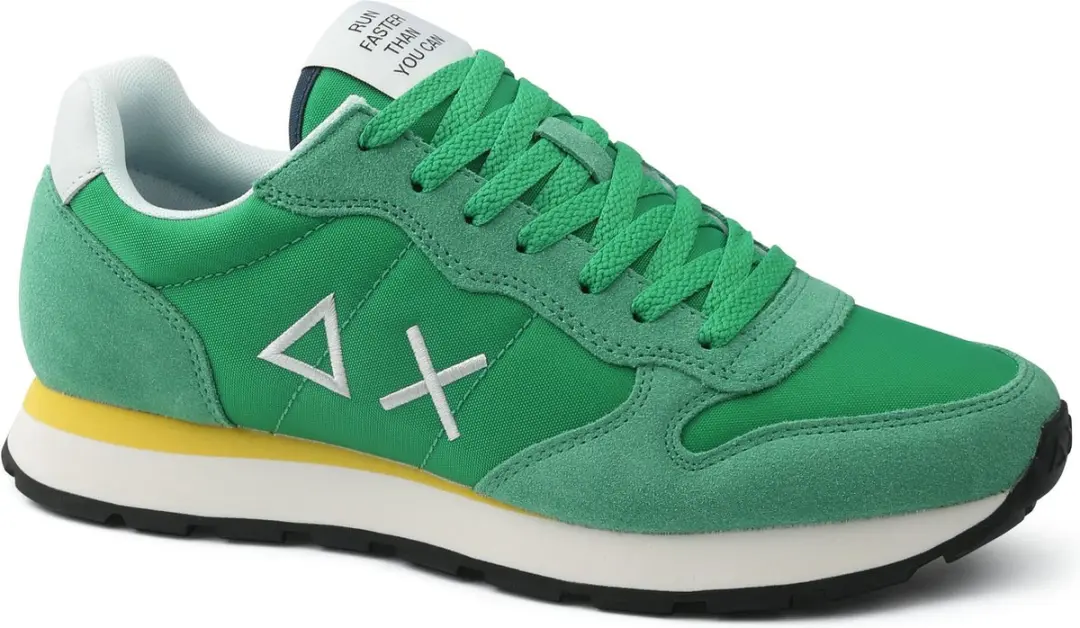 Sun68 Sneaker Tom Fluo Solid Verde Prato Groen - Maat 44 - Heren - Sneakers - afbeelding 2 van 6