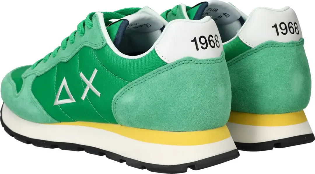 Sun68 Sneaker Tom Fluo Solid Verde Prato Groen - Maat 44 - Heren - Sneakers - afbeelding 5 van 6