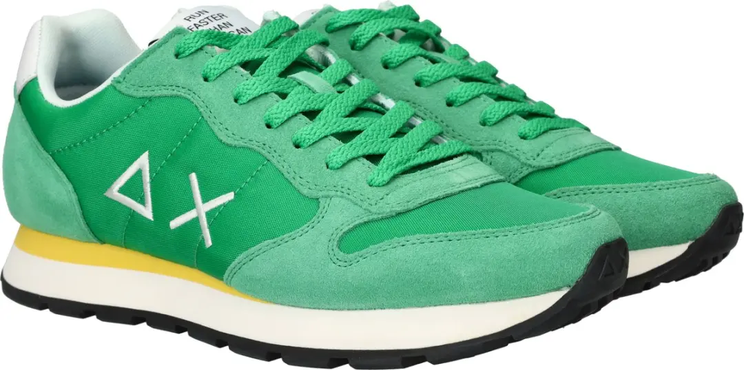 Sun68 Sneaker Tom Fluo Solid Verde Prato Groen - Maat 44 - Heren - Sneakers - afbeelding 3 van 6