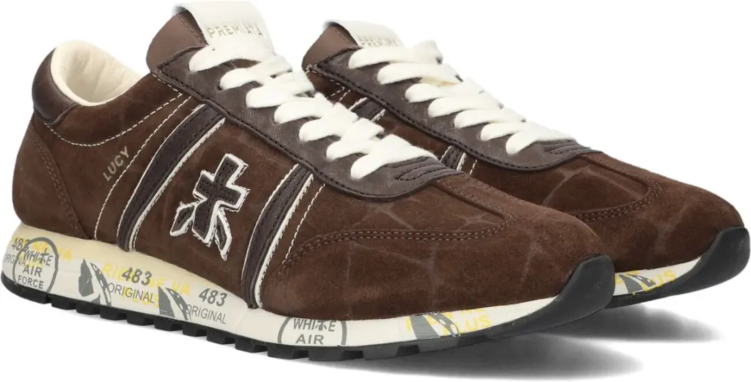 Premiata Lucyd Sneakers Bruin - afbeelding 4 van 6