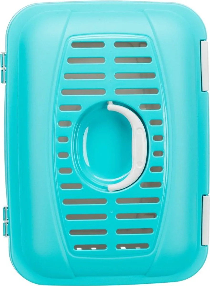 Trixie Vervoersbox Knaagdier Midi-Capri - 44x32x33cm - Donkergrijs/Lichtblauw
