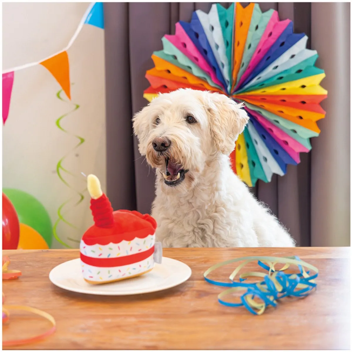 Beeztees Pluche Party Taart - Multi