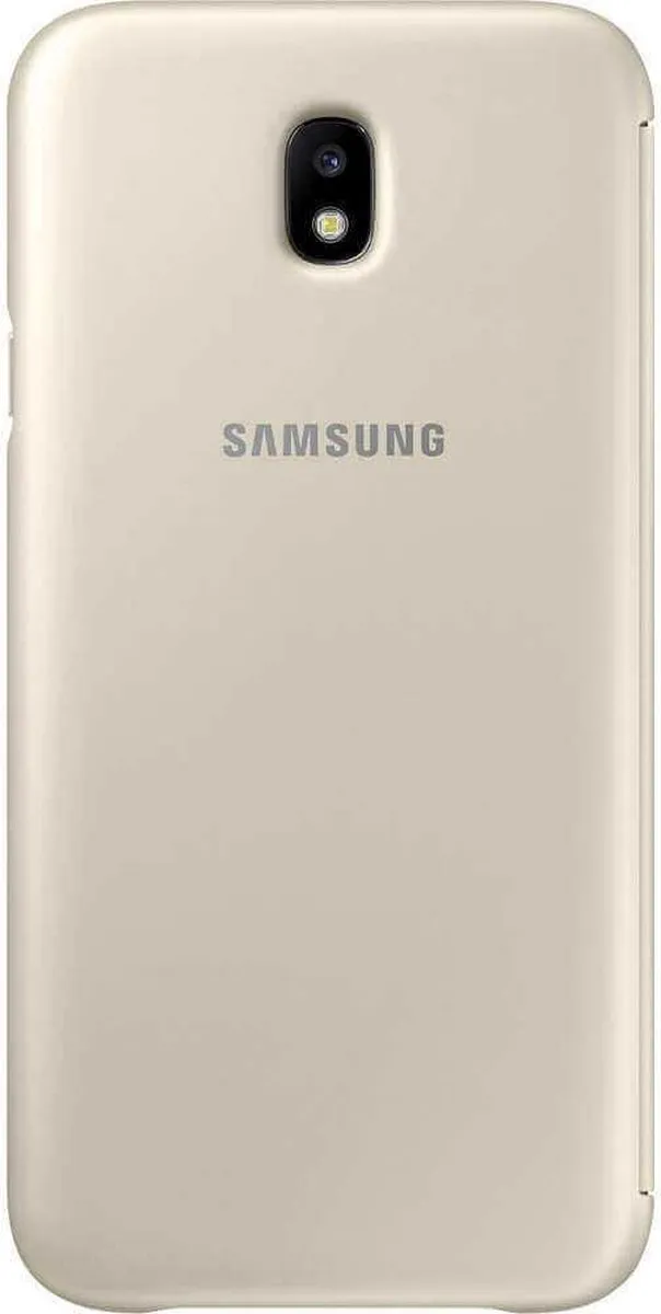 Samsung Galaxy J7 (2017) Wallet Cover - Goud