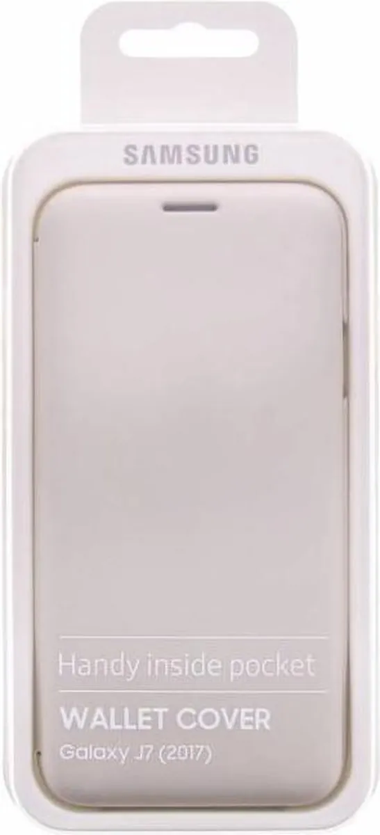 Samsung Galaxy J7 (2017) Wallet Cover - Goud - afbeelding 6 van 6