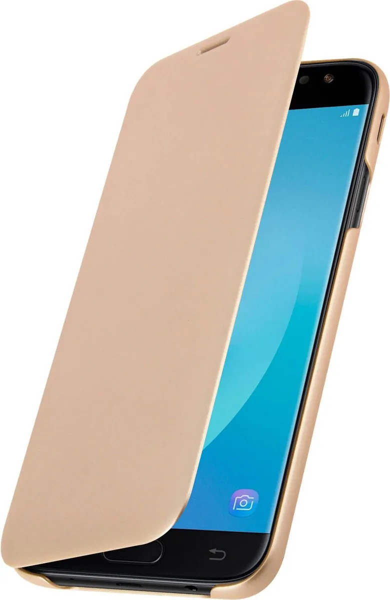 Samsung Galaxy J7 (2017) Wallet Cover - Goud