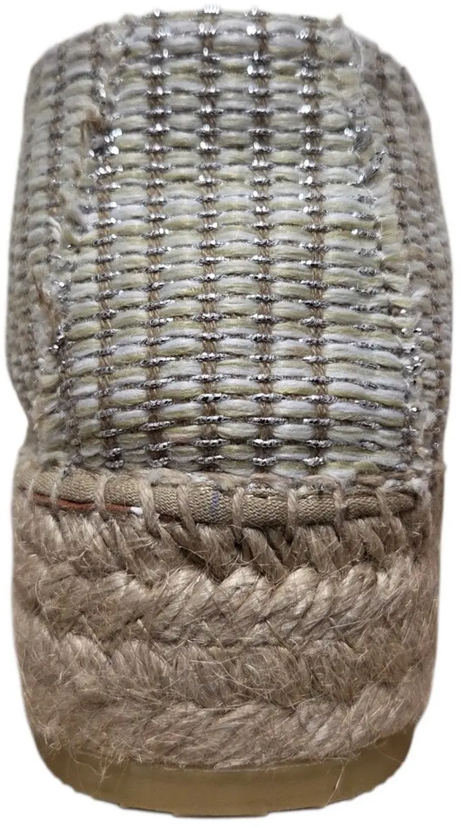 Viguera 2292 Loana Plata Instappers Platinum Textiel Dames - PLatinum - 40 - afbeelding 3 van 4