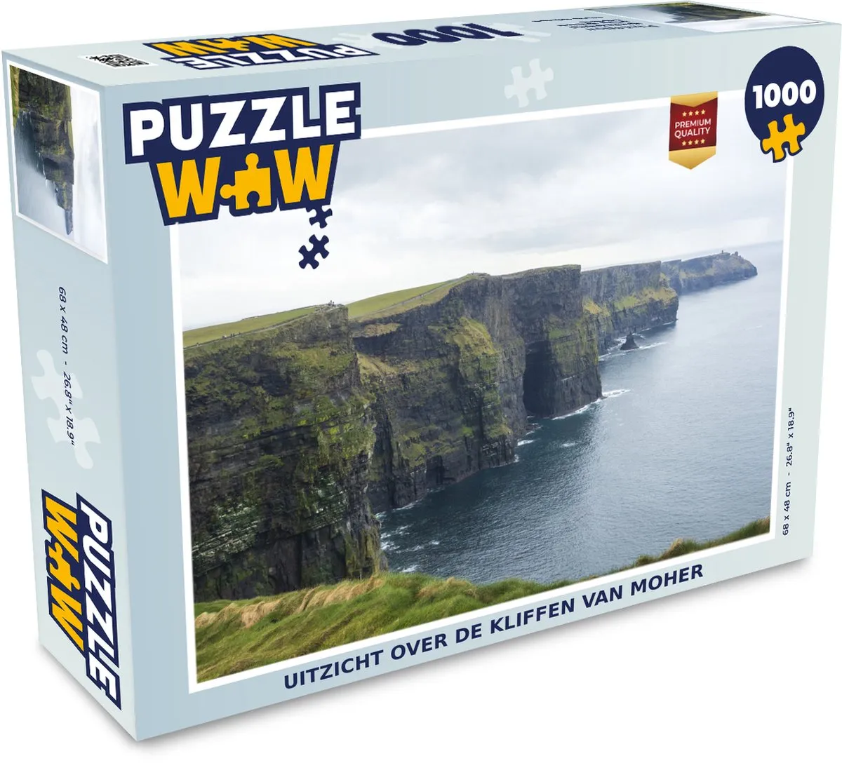 PuzzleWow Uitzicht Moher Legpuzzel 1000 Stuks
