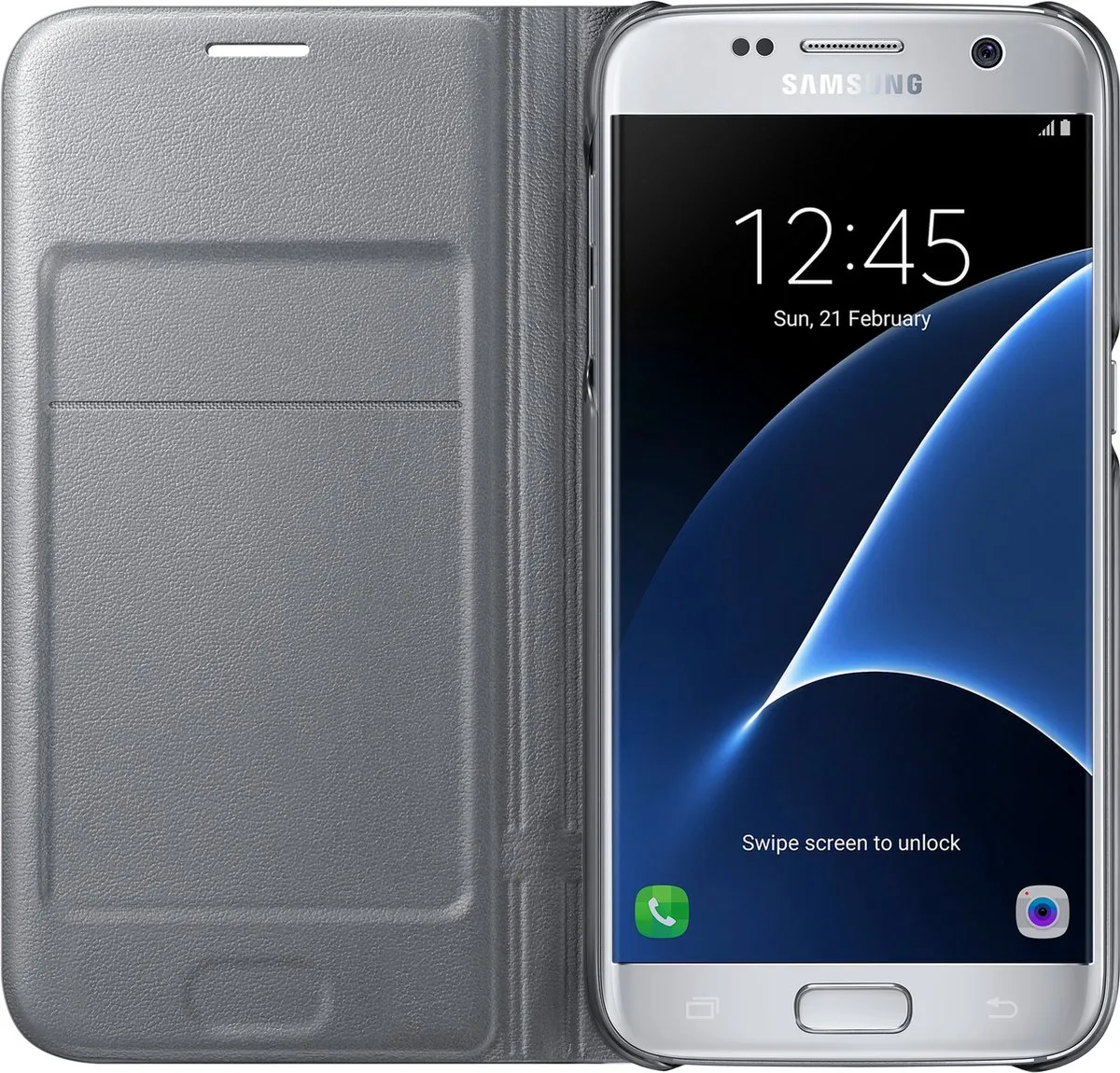 Samsung LED View Cover EF-NG930PSEGWW - Zilver