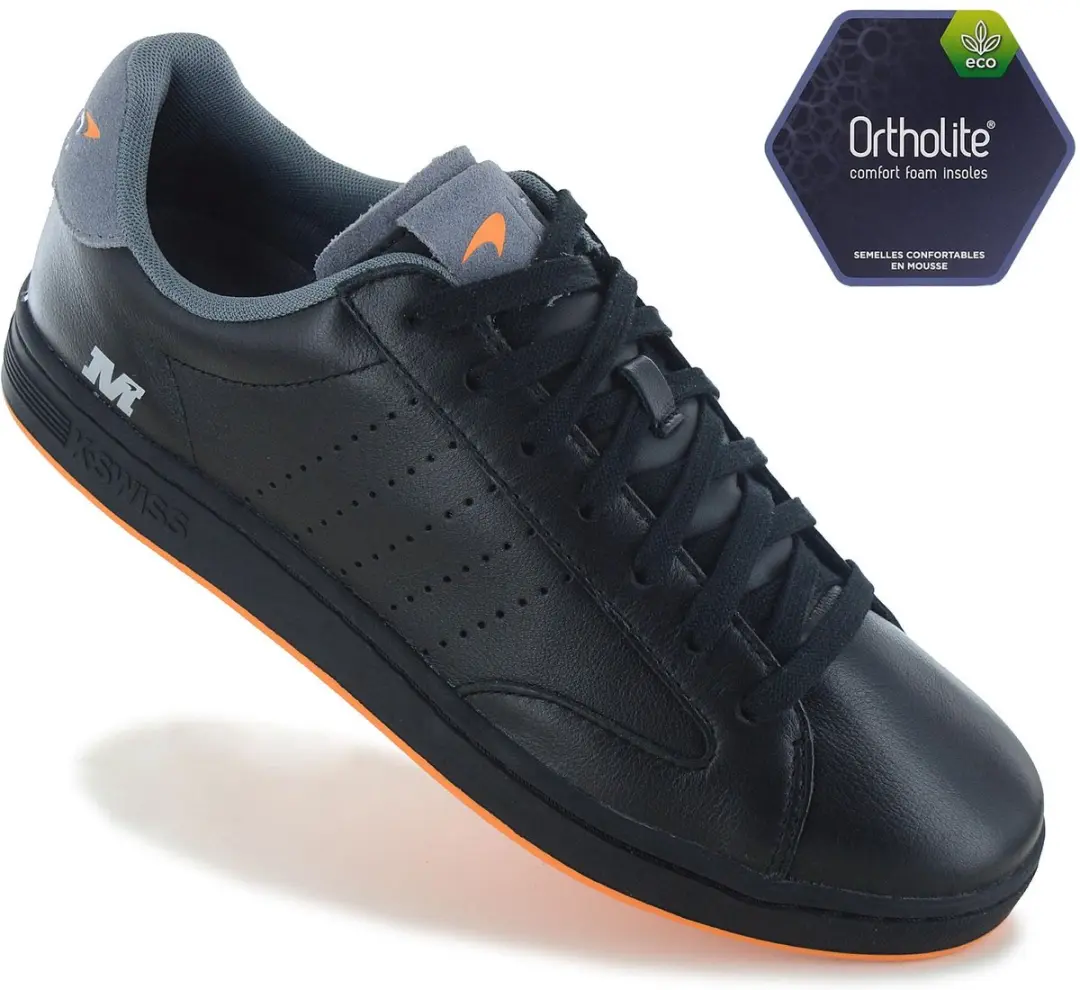 K-Swiss Lozan Klub x McLaren Heren sneakers - Zwart - Maat 44 - afbeelding 6 van 6
