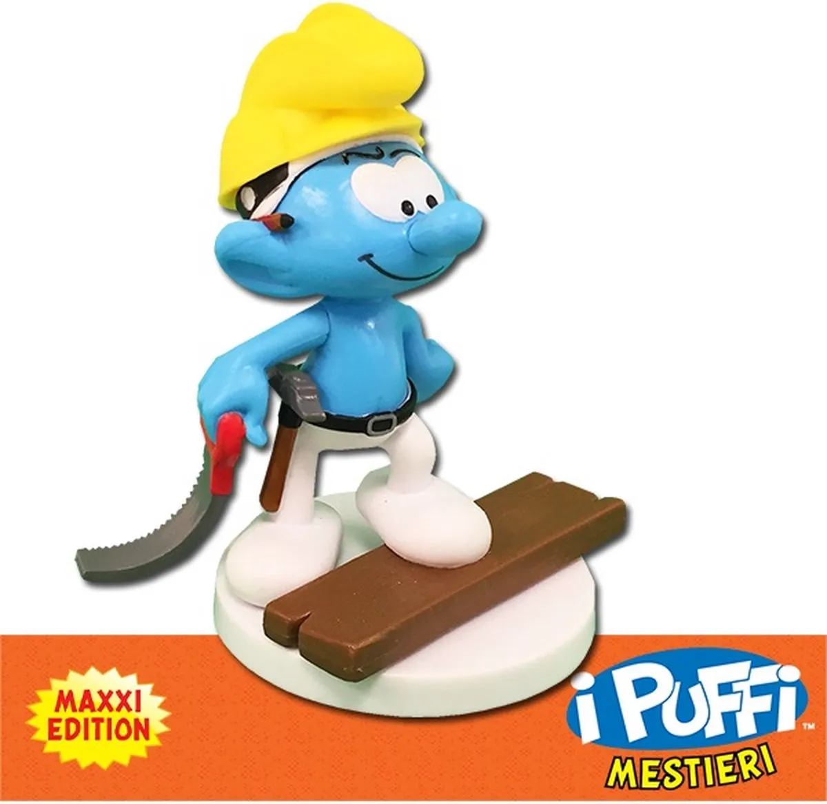 De Smurfen Timmerman Smurf Plastic Verzamelfiguur