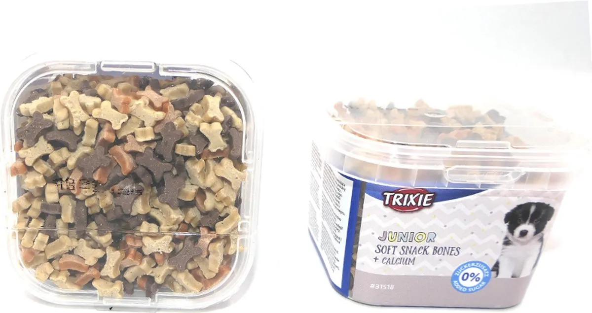 Trixie Junior Soft Snacks Calcium Puppy 140g - 2 Potjes