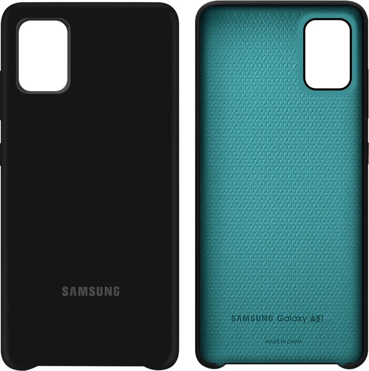 Samsung Silicone Hoesje Galaxy A51 - Zwart