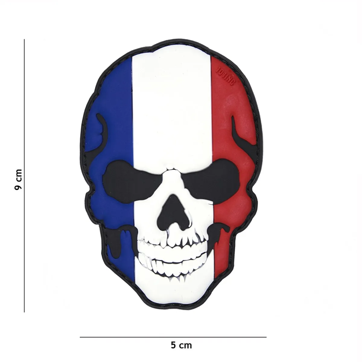 101 Inc Embleem 3D Pvc Skull Frankrijk 16003