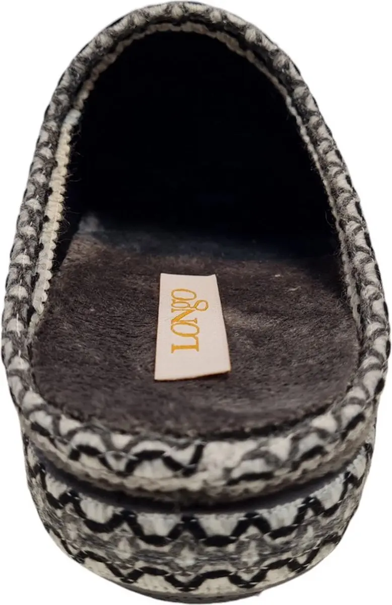 Longo 1135449 74 Grau Dames Pantoffels - Grijs - 39 - afbeelding 3 van 4