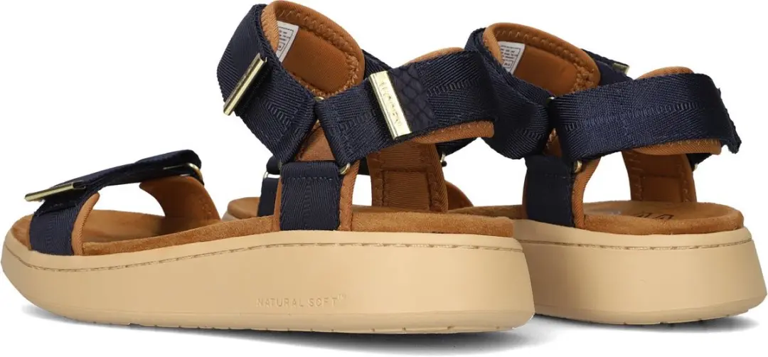 Woden Line Sandalen Dames Blauw 39 - afbeelding 2 van 6
