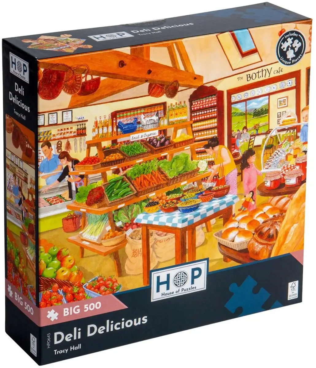 House of Puzzles Deli Delicious Legpuzzel 500 Stuks HP0645 - Multicolor