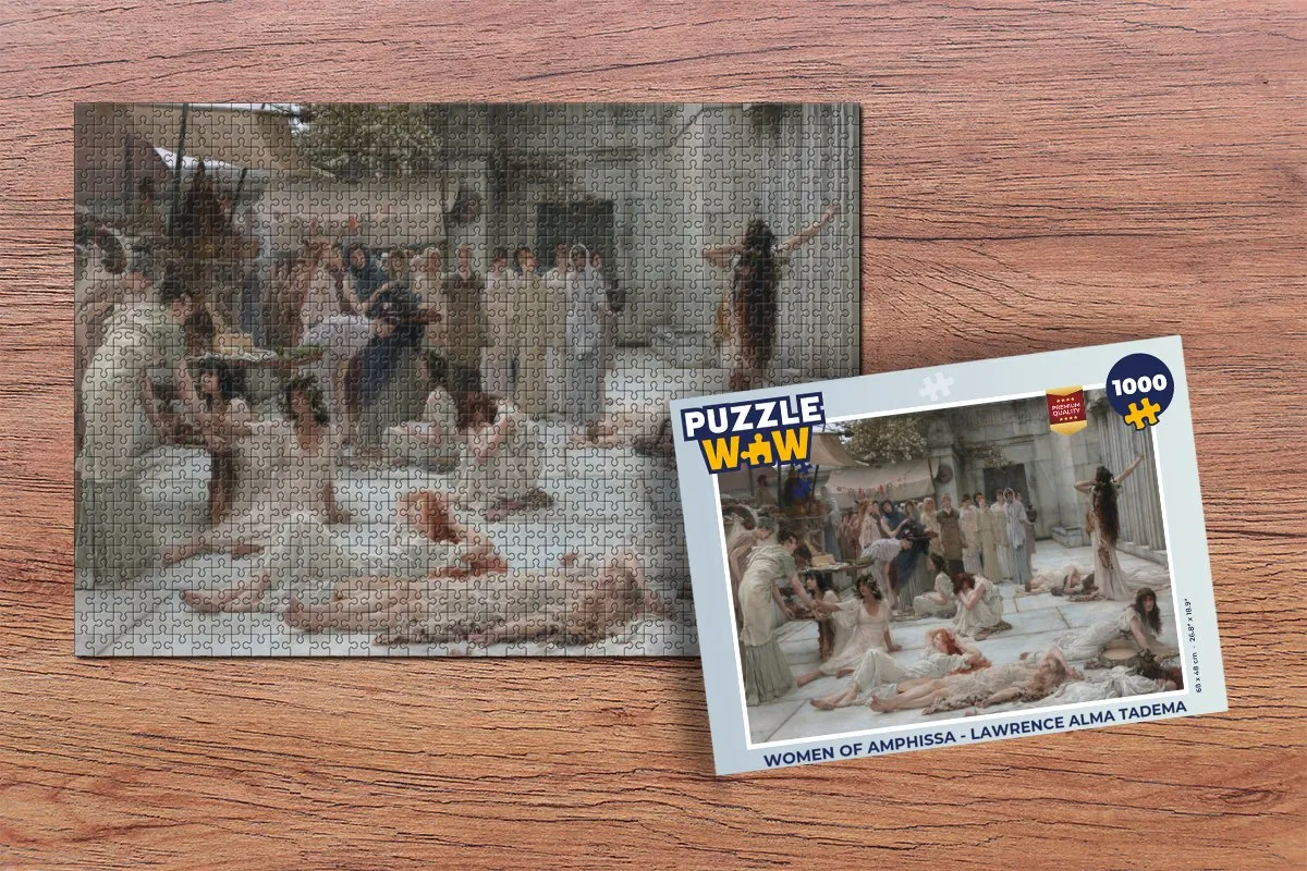 PuzzleWow Women of Amphissa Legpuzzel 1000 Stuks - Multicolor