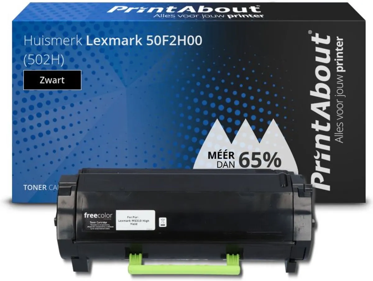 PrintAbout Lexmark 500HA Toner Zwart - 5.500 pagina's