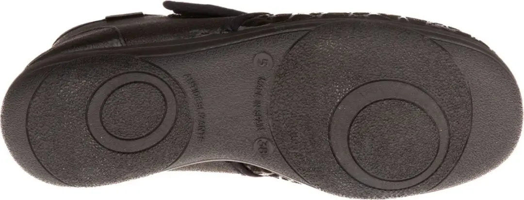 Q Fit Geneve 1 Black design stretch Dames Verbandpantoffels - Zwart - 42 - afbeelding 6 van 6
